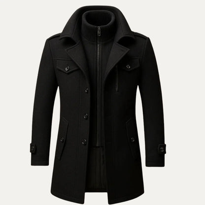 Westminster | Men's Slim Tailored Overcoat | Warm Winter Coat 2