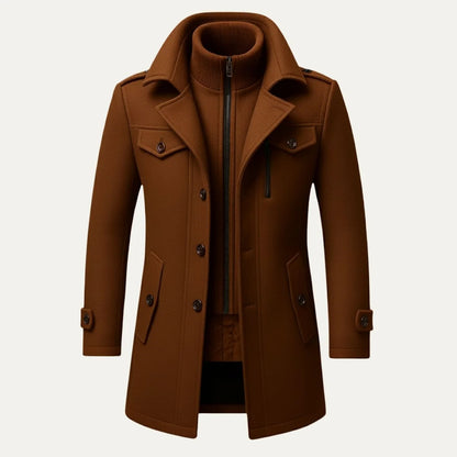Westminster | Men's Slim Tailored Overcoat | Warm Winter Coat 6