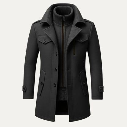 Westminster | Men's Slim Tailored Overcoat | Warm Winter Coat 8