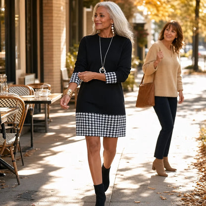 Women's A-Line Dress with Horsebit Detail | Formal Dresses 3