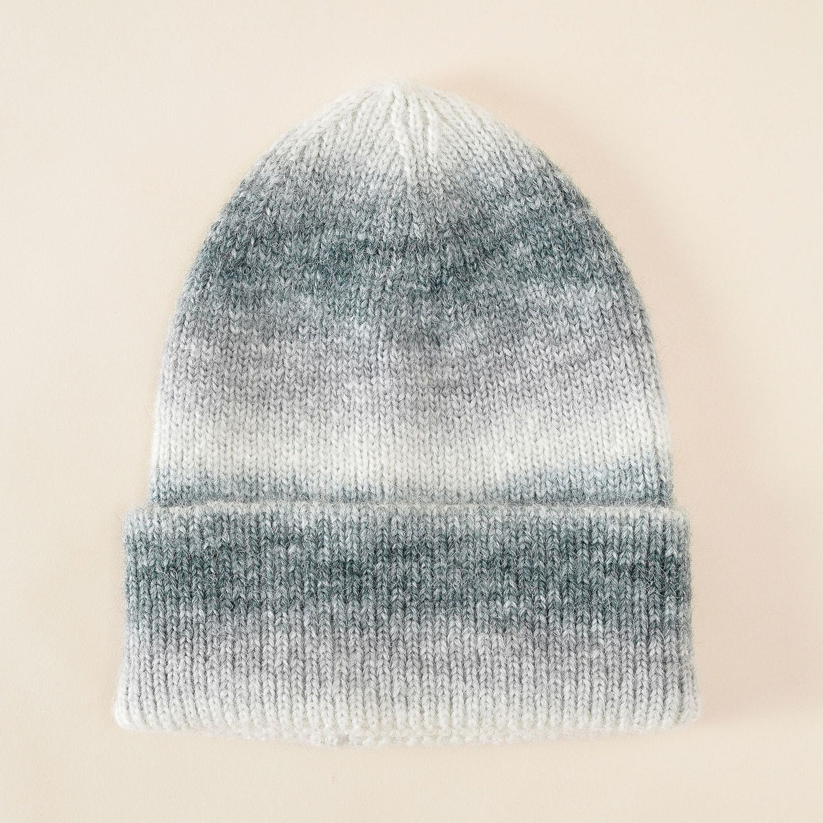 Women's Knit Hat Color Gradient Soft Warm 0