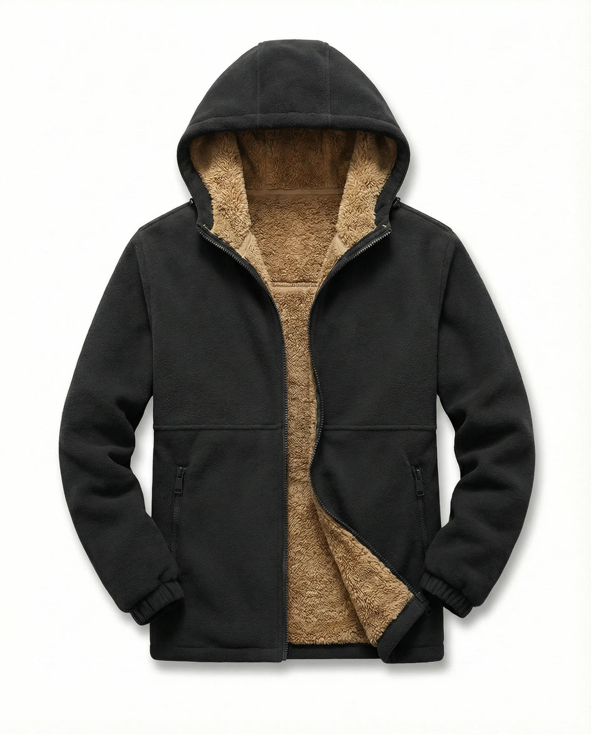Woodland | Men's Fleece-Lined Zip Hoodie | Cold-Weather Layer 1