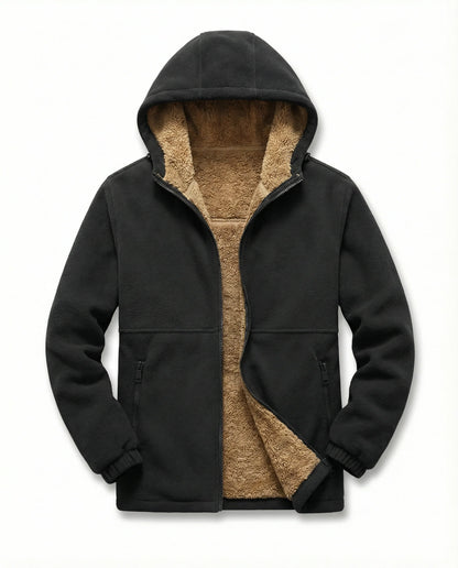 Woodland | Men's Fleece-Lined Zip Hoodie | Cold-Weather Layer 1