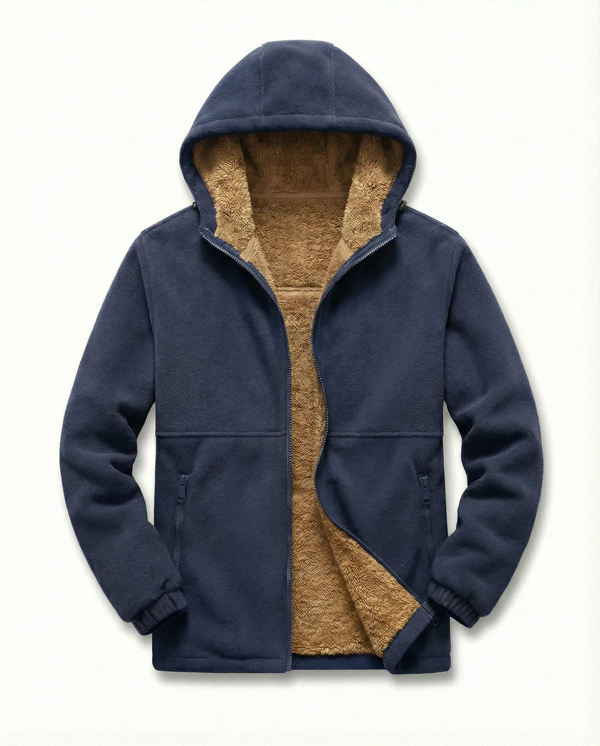 Woodland | Men's Fleece-Lined Zip Hoodie | Cold-Weather Layer 9