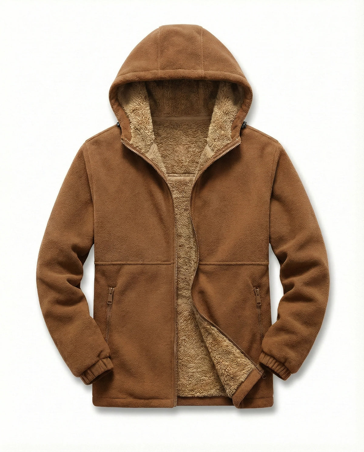 Woodland | Men's Fleece-Lined Zip Hoodie | Cold-Weather Layer 10