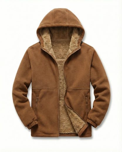 Woodland | Men's Fleece-Lined Zip Hoodie | Cold-Weather Layer 10