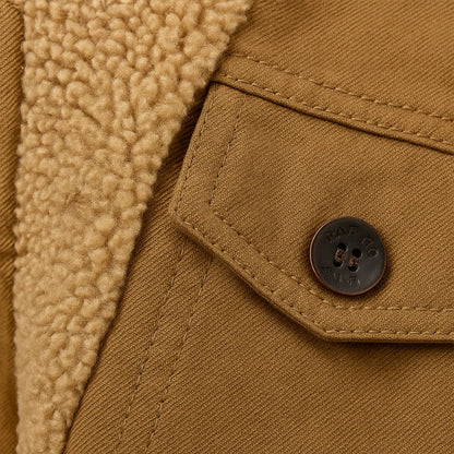 York Fleece Lined Winter Coat Men Warm Outerwear 2