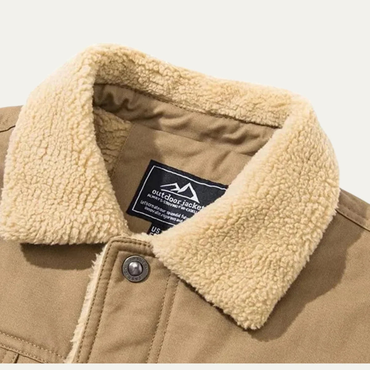 York Fleece Lined Winter Coat Men Warm Outerwear 3