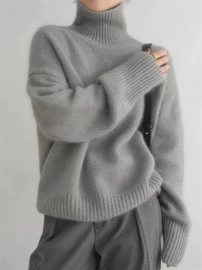Amaya | Women's Turtleneck Jumper | Soft Knit Sweater 4