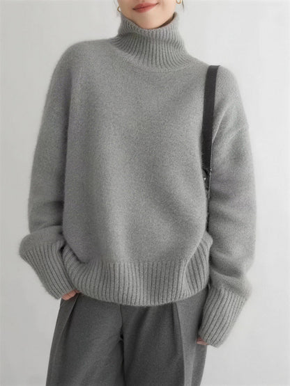 Amaya | Women's Turtleneck Jumper | Soft Knit Sweater 5