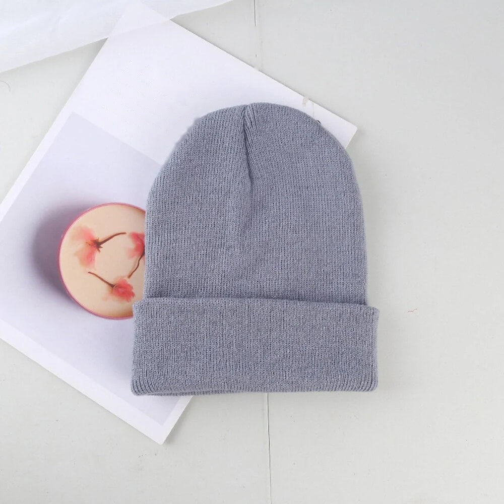 Black Beanie | Unisex Soft Wool Blend Hat for Men and Women 0