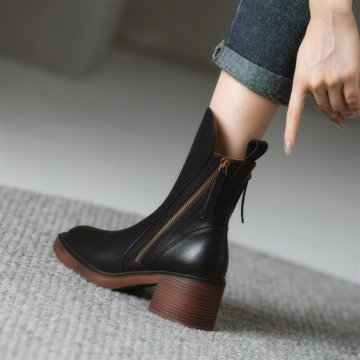Bellora | Women's Side-Zip Ankle Boots 3