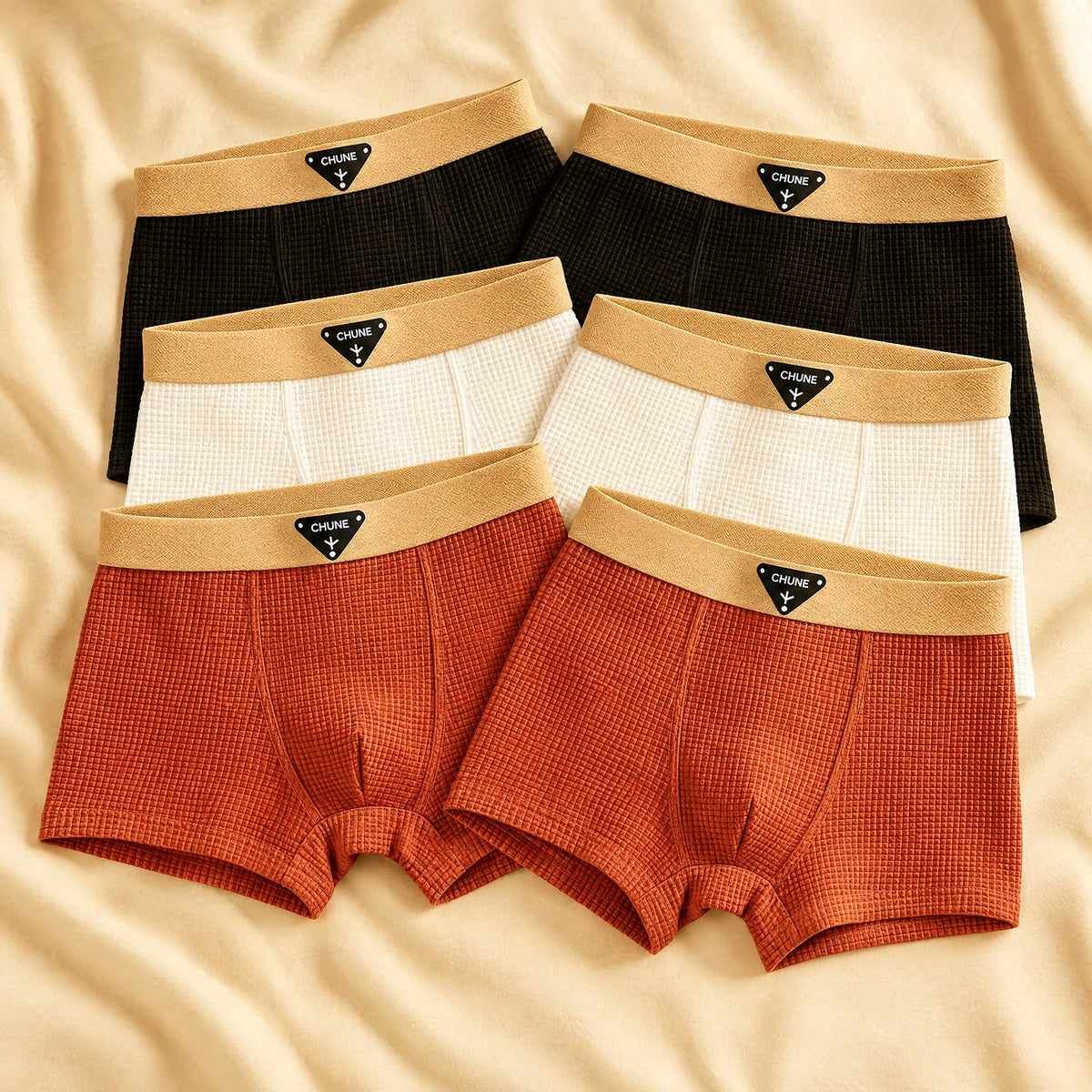 mateo mens cotton boxer briefs set mid r autumn pack