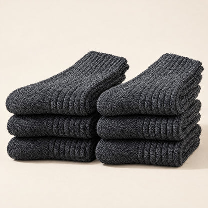 thick knit merino wool socks winter boot dark gray pack