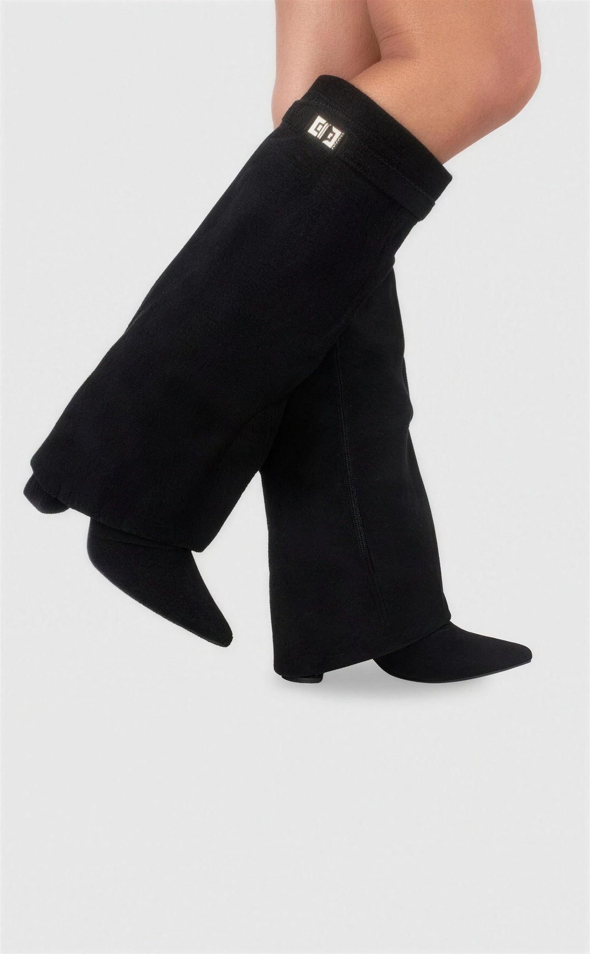 Women's Fold-Over Boots with Gold Detail 3